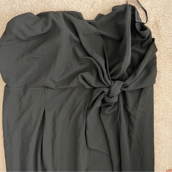 NWT! ELOQUII Strapless Faux Wrap black Jumpsuit Evening Romper - size 24 - Picture 5 of 10